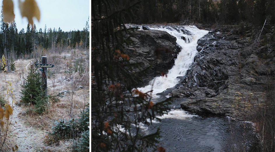 Storbofallet i höstskrud